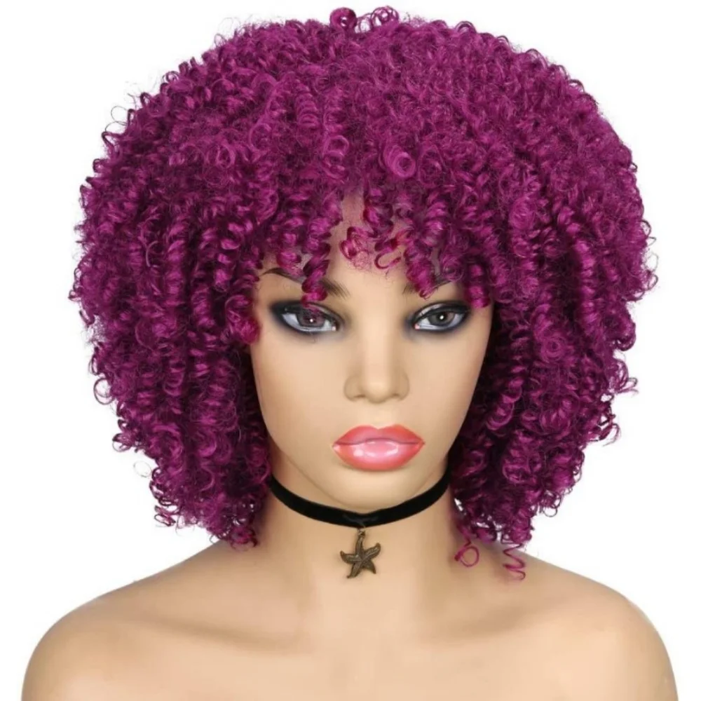 Blooming Hair Curly High Quality Wig